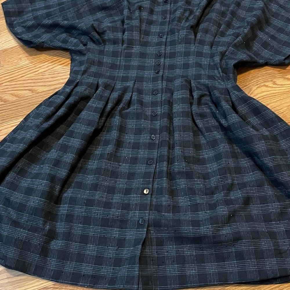 Anthropologie x Exquise Tobie Mini Shirt Dress Size XL NEW - Picture 10 of 13